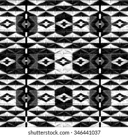Decorative ethnic pattern. American indian motifs. Background with aztec tribal ornament.