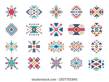 Decorative Ethnic Pattern Element Set
