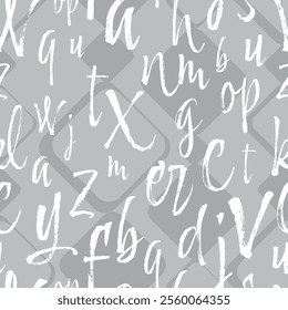 decorative fabric pattern with letters