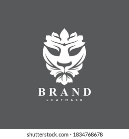 Decorative Face Mask Logo Design