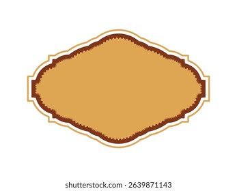 Decorative Fancy Vintage Label Frame elegant Banner Design