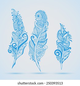 Decorative feathers