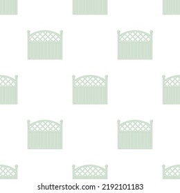Patrón de valla decorativa textura de fondo transparente repetición de papel tapiz vector geométrico