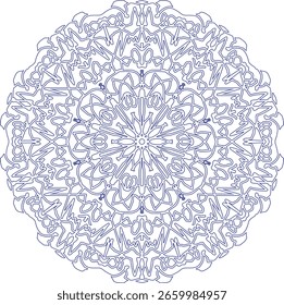 Elemento de Vector de diseño de mandala festivo decorativo