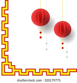 Decorative festive paper balls