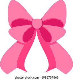 El arco rojo festivo decorativo. Icono para tarjetas de felicitación, certificados e invitaciones para cumpleaños, boda, celebración. Ilustración vectorial plana.