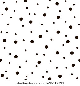Decorative fine fretwork seamless vector pattern. Abstract geometric figure speares. Vector illustration. Dots, water drops, snowflakes,