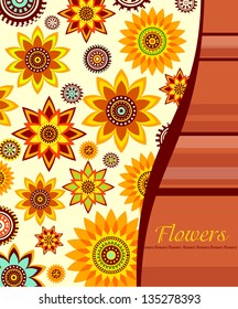 Decorative floral background