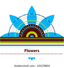 Decorative floral background