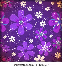 Decorative floral background