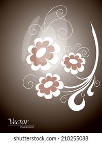 Decorative Floral Background.