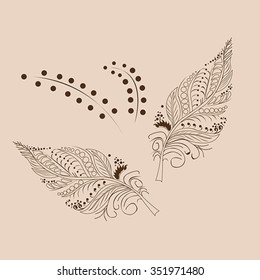 Decorative floral background.Ve?tor