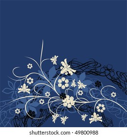 Decorative floral background