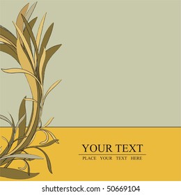 Decorative floral background