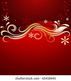 Decorative floral background