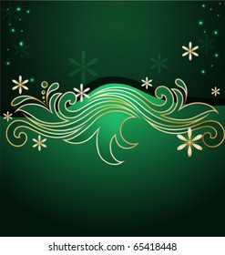 Decorative floral background