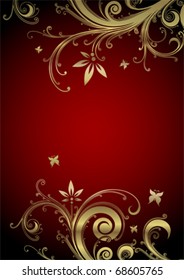 Decorative floral background