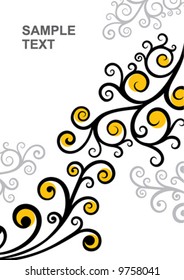 Decorative floral background