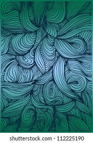 Decorative floral background, abstract vector illustration,