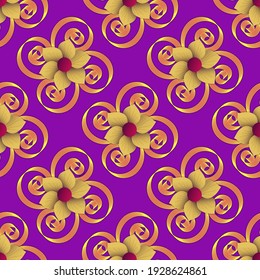 Decorative floral background. Abstract vector illustration
