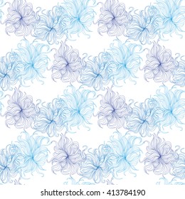 Decorative floral background with flowers