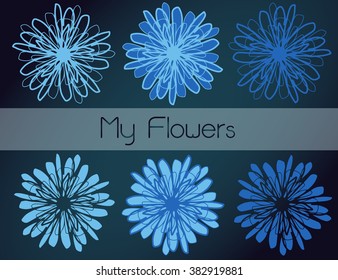 Decorative floral background Vector