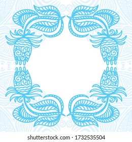 Fondo floral decorativo. Ilustración del vector