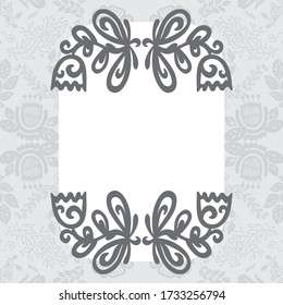 Fondo floral decorativo. Ilustración del vector