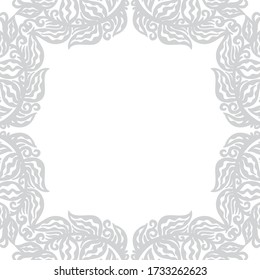 Decorative floral background. Vector illustration