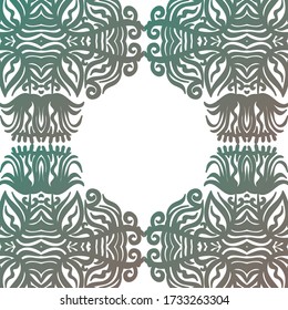 Decorative floral background. Vector illustration