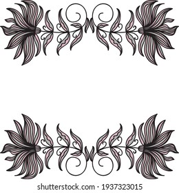 Fondo floral decorativo. Ilustración del vector