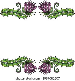 Fondo floral decorativo. Ilustración del vector
