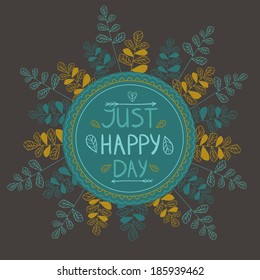 decorative floral banner