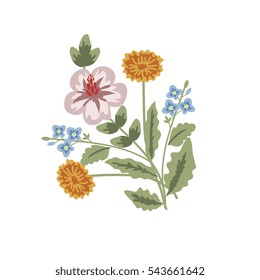 Decorative floral bunch