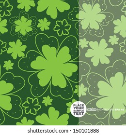 Decorative floral card. vector