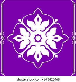 Decorative floral design elements and vector ornaments