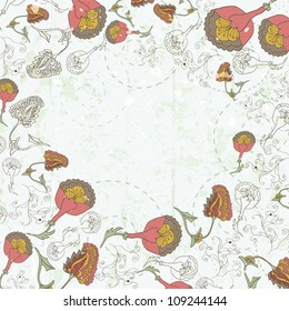 decorative floral frame