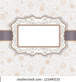 Decorative floral  frame