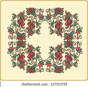 decorative floral frame