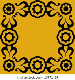 decorative floral frame