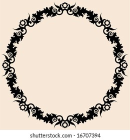 decorative floral frame