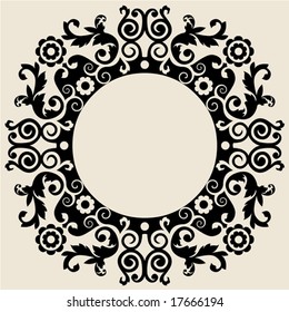 decorative floral frame