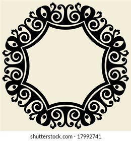 decorative floral frame