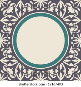 decorative floral frame