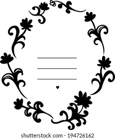 decorative floral frame