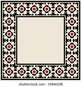 decorative floral frame