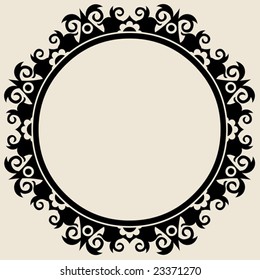 decorative floral frame