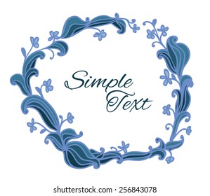 decorative floral frame
