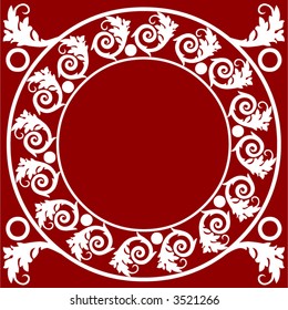 decorative floral frame