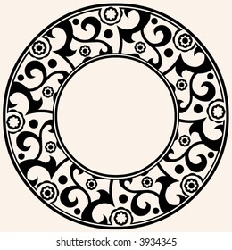 decorative floral frame